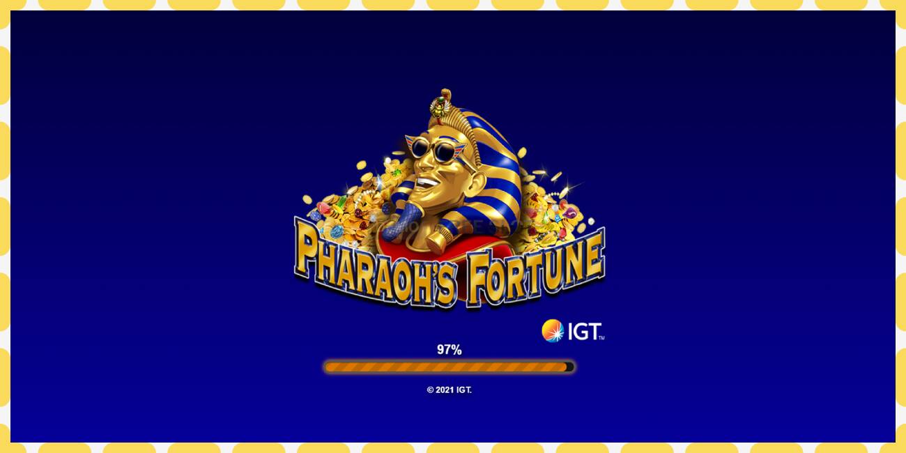 Υποδοχή επίδειξης Pharaohs Fortune δωρεάν και χωρίς εγγραφή, εικόνα - 1