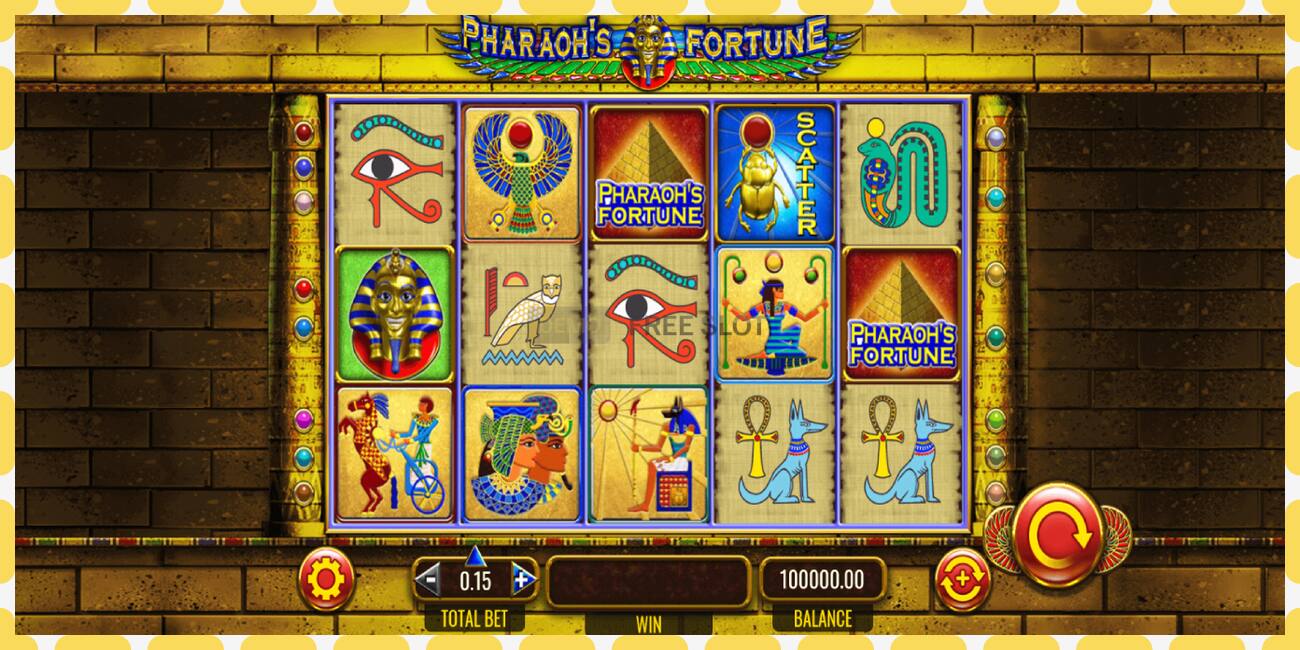 Demo pesa Pharaohs Fortune tasuta ja ilma registreerimiseta, pilt - 1