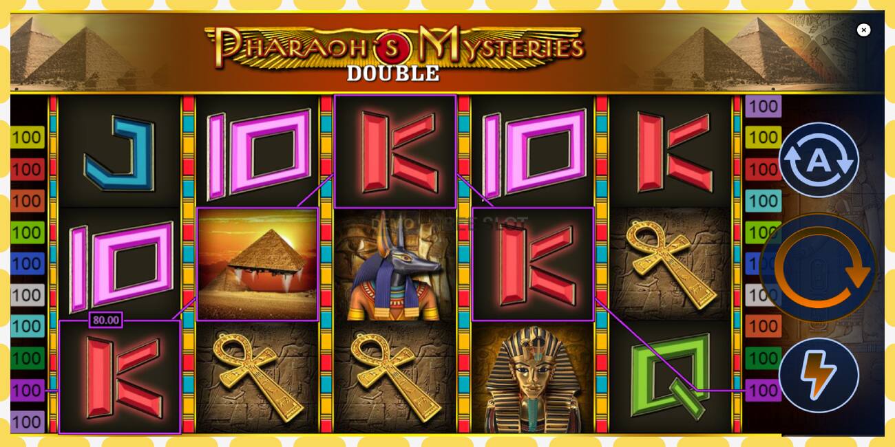 Demo yuvası Pharaons Mysteries Double ücretsiz ve kayıt olmadan, resim - 1