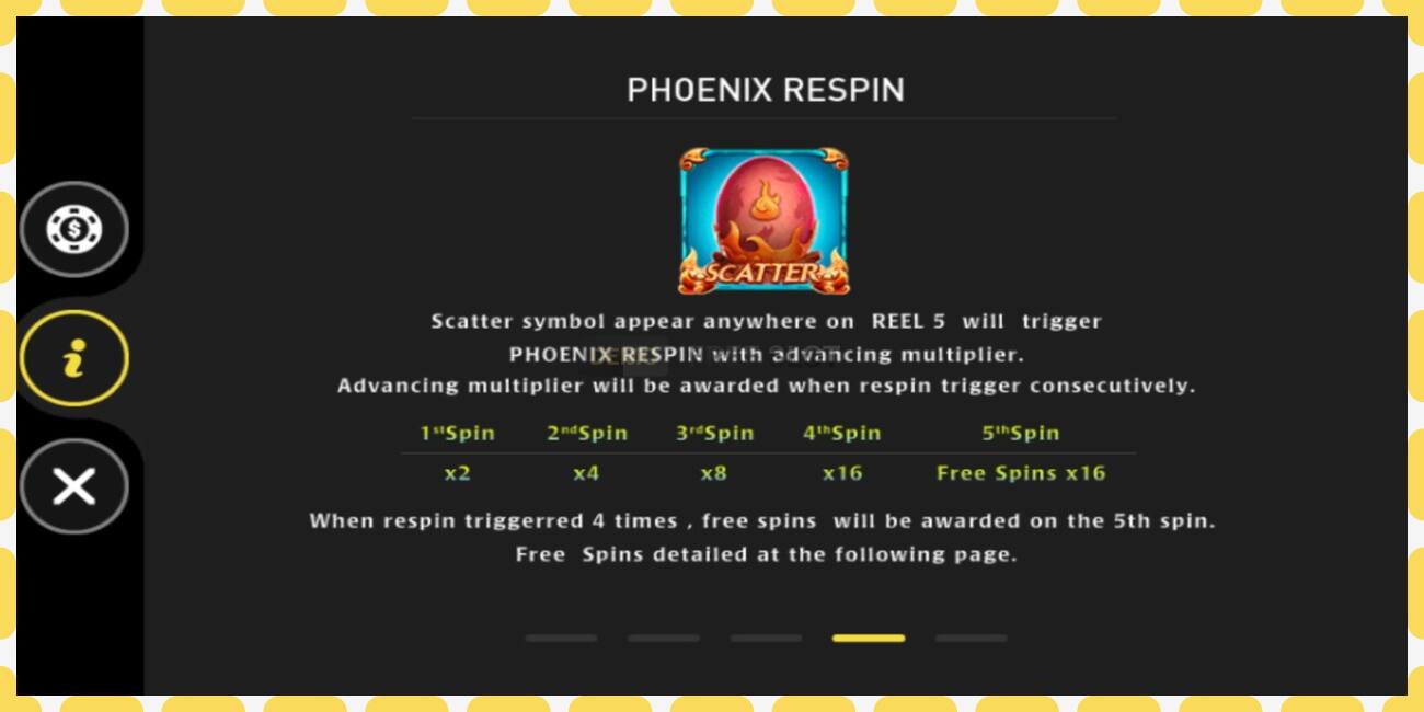 Demo slot Phoenix free and without registration, picture - 1