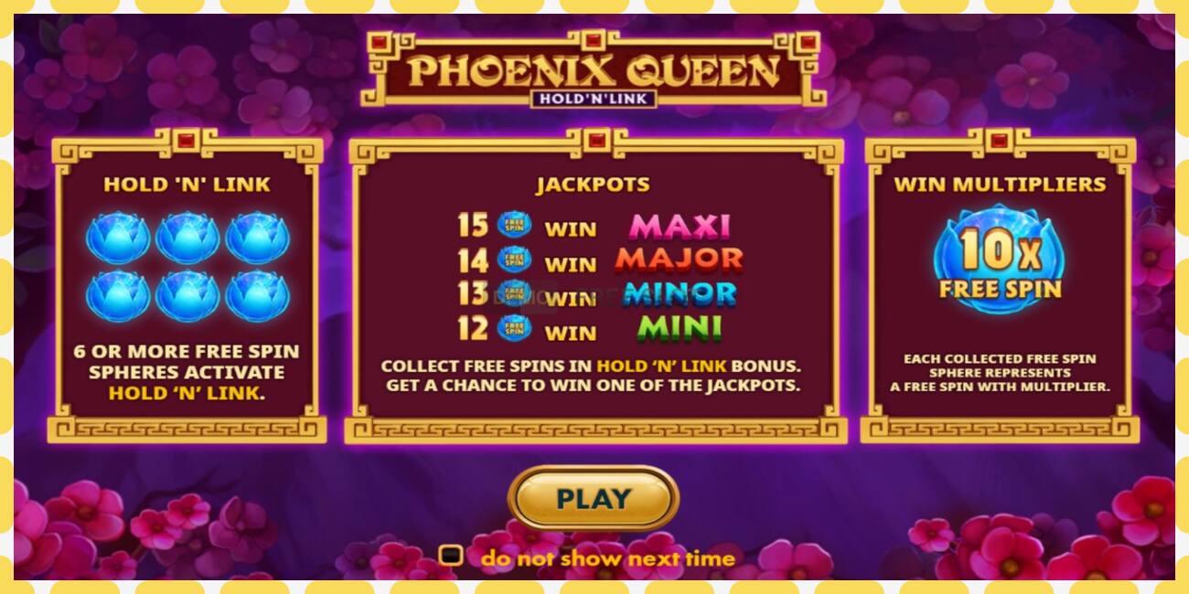 Demo slot Phoenix Queen Hold N Link free and without registration, picture - 1