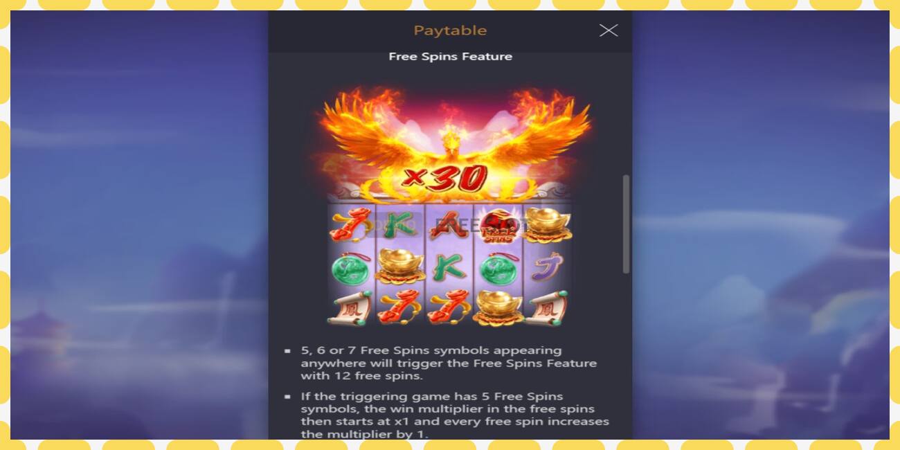 Demo slot Phoenix Rises free and without registration, picture - 1