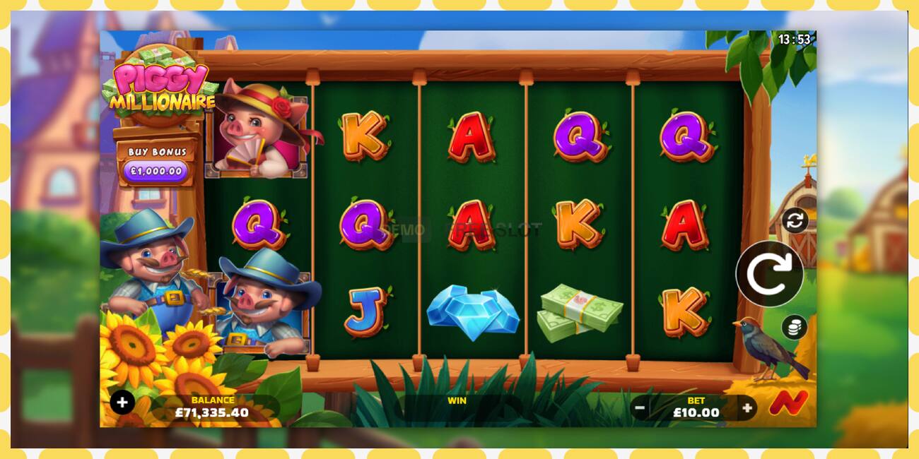 Demo slot Piggy Millionaire නොමිලේ සහ ලියාපදිංචියකින් තොරව, පින්තූරය - 1