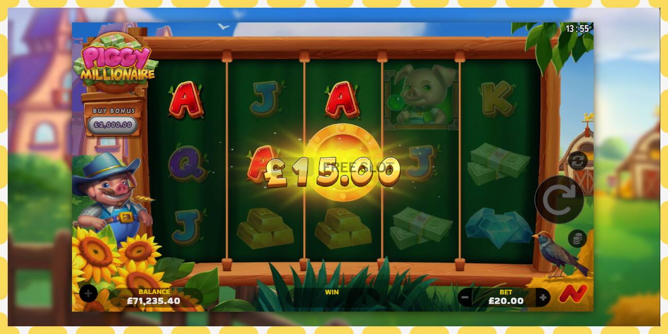 Demo slot Piggy Millionaire නොමිලේ සහ ලියාපදිංචියකින් තොරව, පින්තූරය - 1