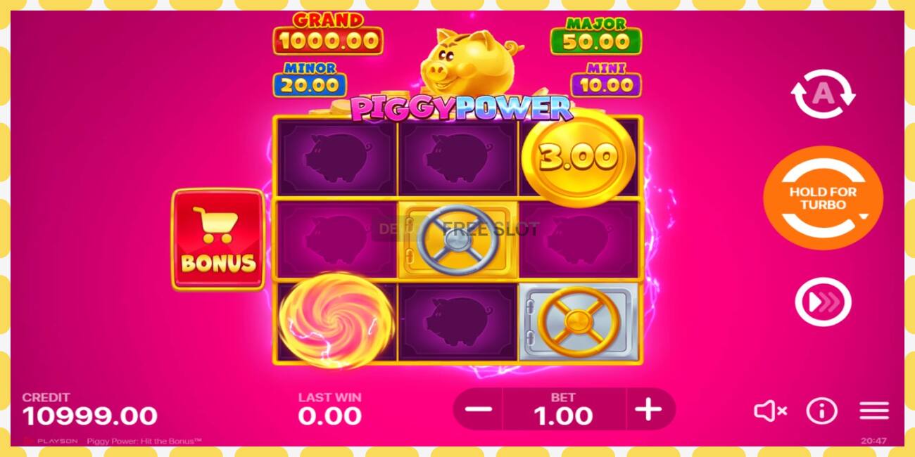 Demo slot Piggy Power free and without registration, picture - 1