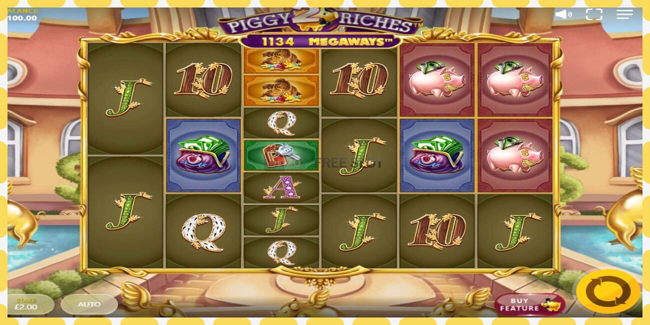 Демо слот Piggy Riches 2 Megaways безкоштовно та без реєстрації, малюнок - 1