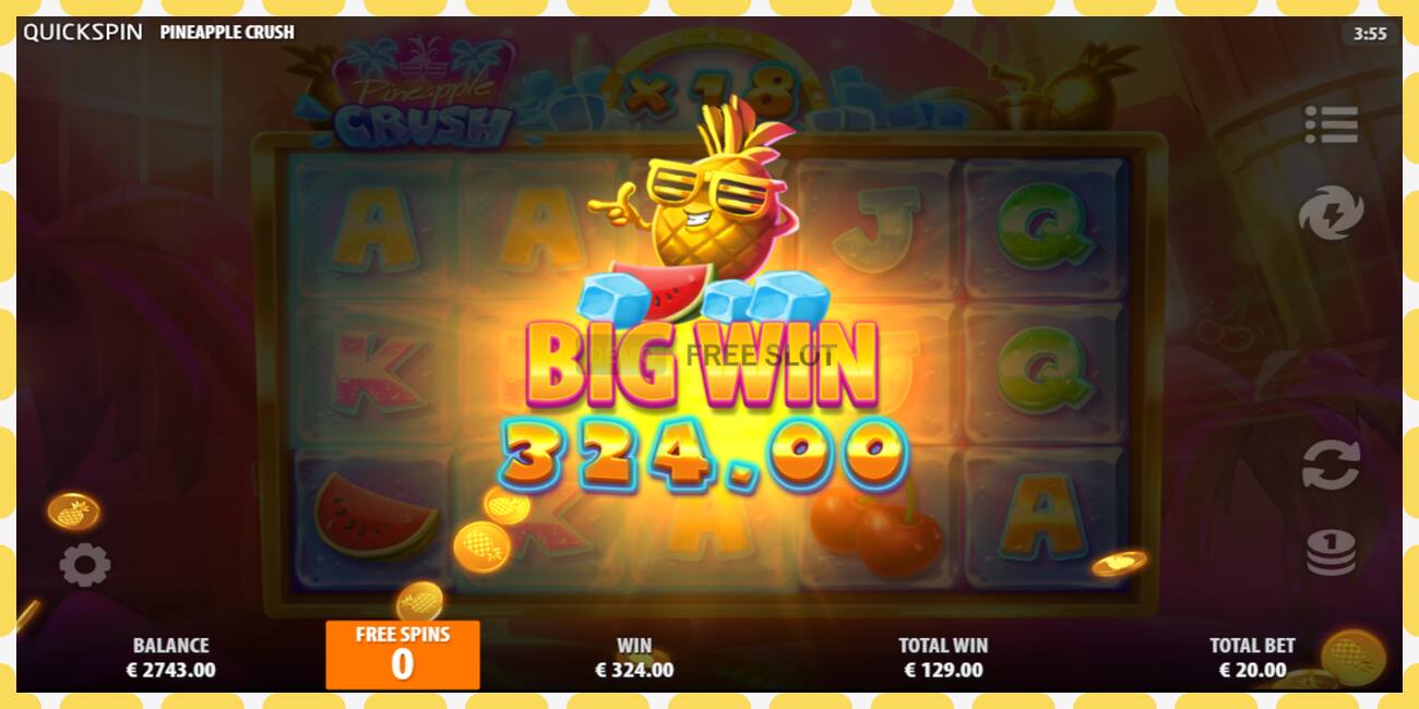 Demo slot Pineapple Crush free and without registration, picture - 1