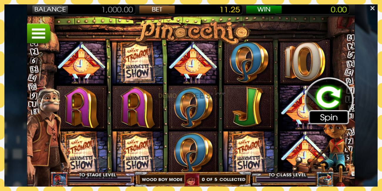 Demo slot Pinocchio free and without registration, picture - 1