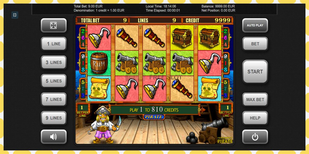 Demo slot Pirate free and without registration, picture - 1