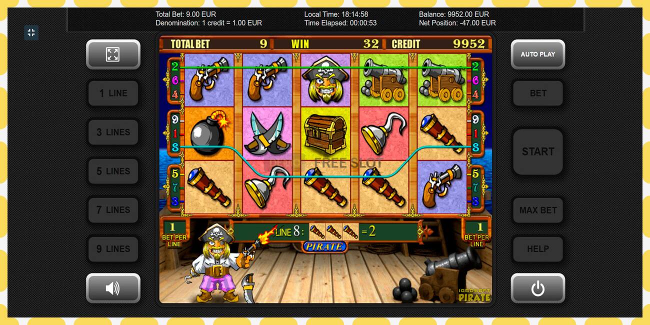 Demo slot Pirate free and without registration, picture - 1