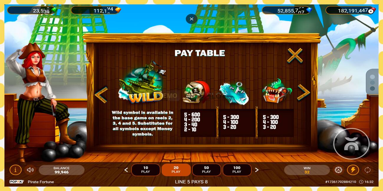 Demo slot Pirate Fortune free and without registration, picture - 1