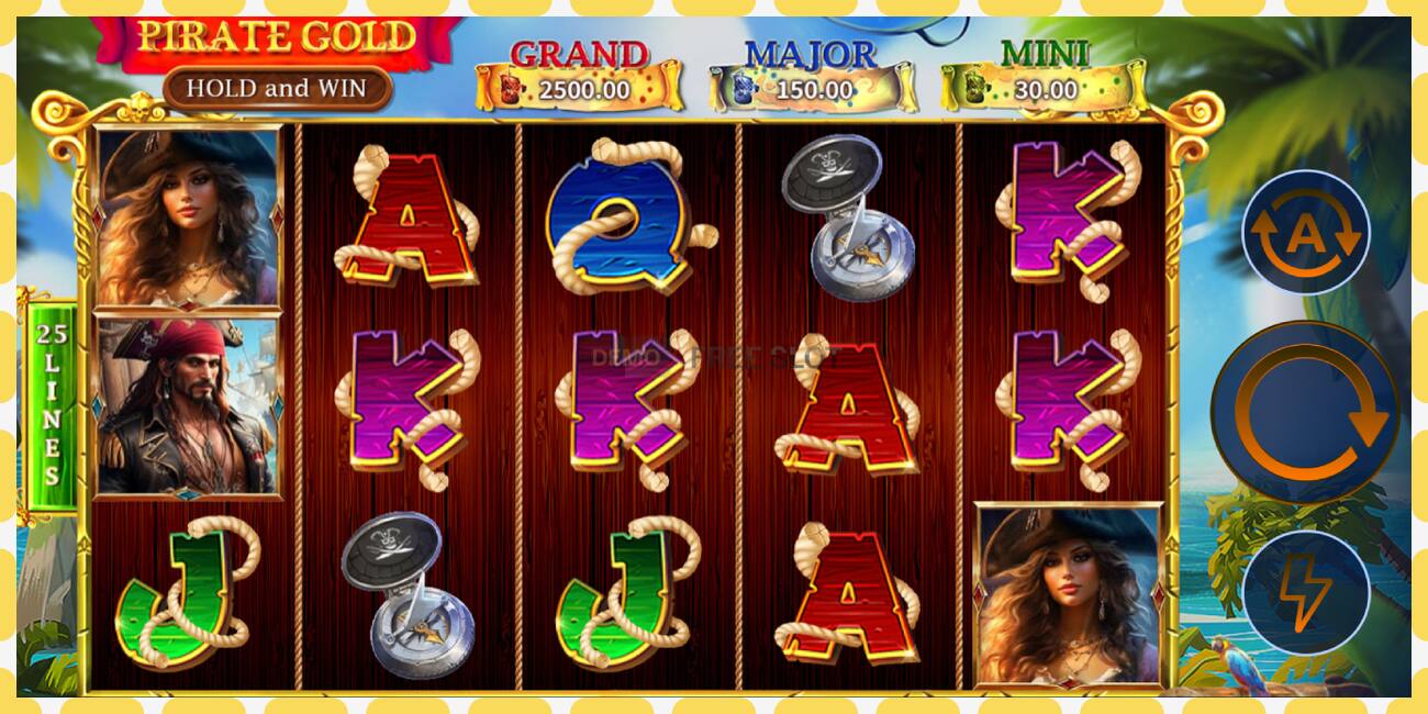 Demo slot Pirate Gold Hold and Win free and without registration, picture - 1