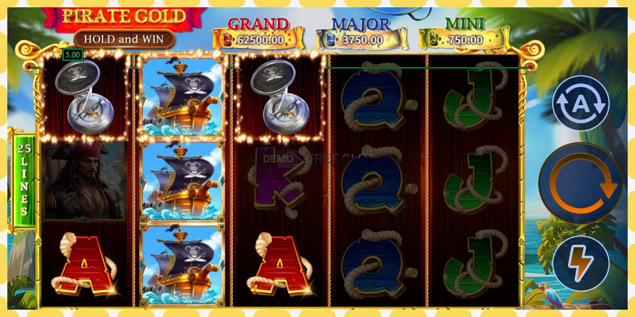 Demo slot Pirate Gold Hold and Win free and without registration, picture - 1