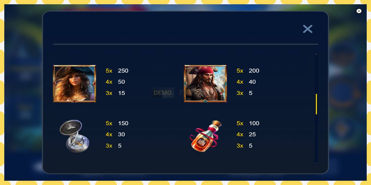 Demo slot Pirate Gold Hold and Win free and without registration, picture - 1