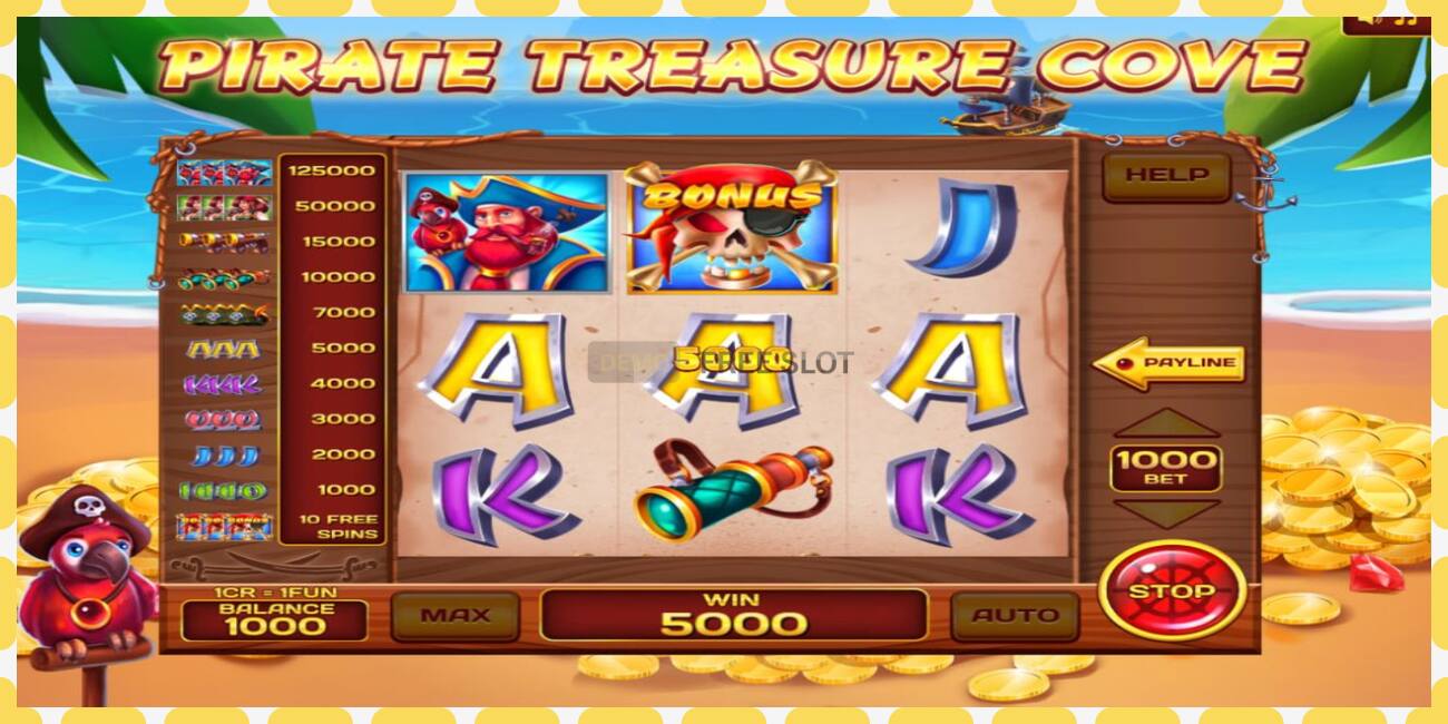 Demo slot Pirate Treasure Cove 3x3 free and without registration, picture - 1