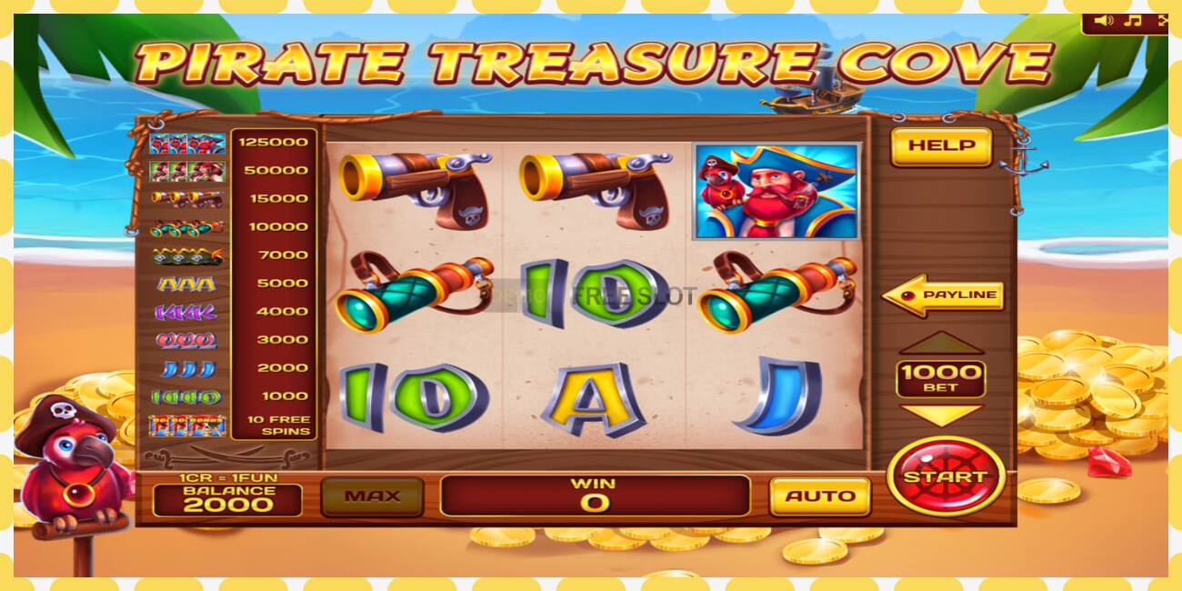 Demo slot Pirate Treasure Cove 3x3 free and without registration, picture - 1