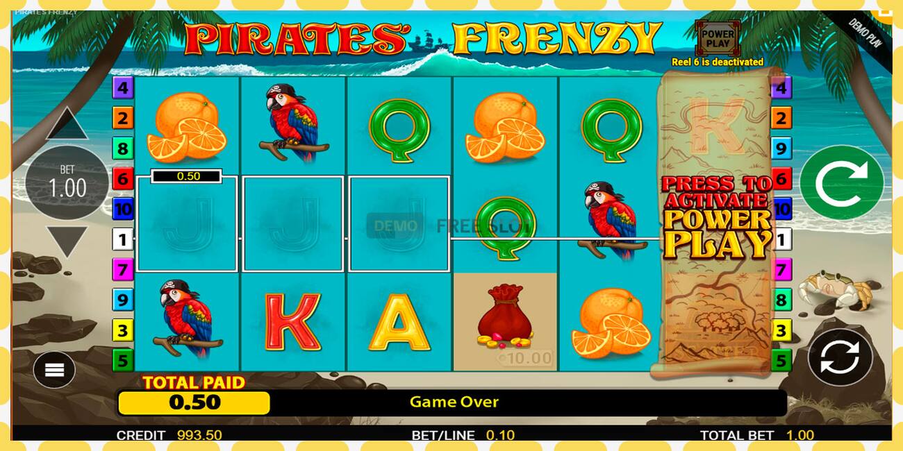 Demo slot Pirates Frenzy free and without registration, picture - 1