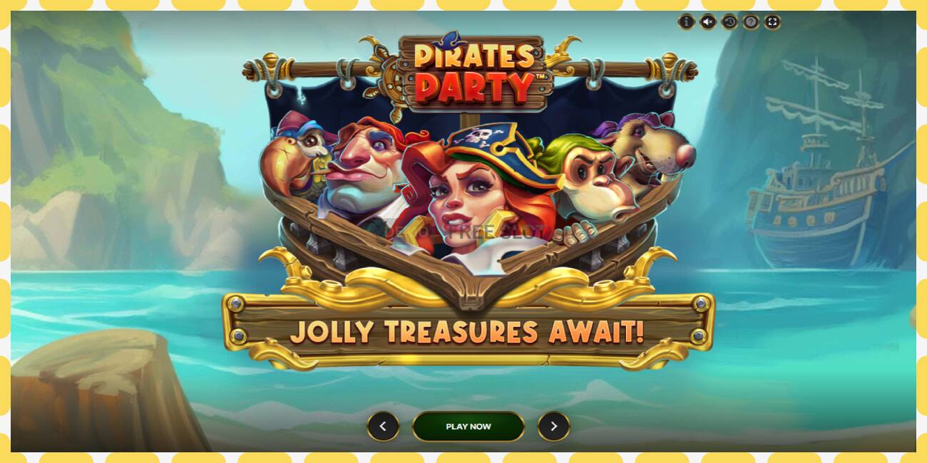 Demo-slot Pirates Party gratis en zonder registratie, afbeelding - 1