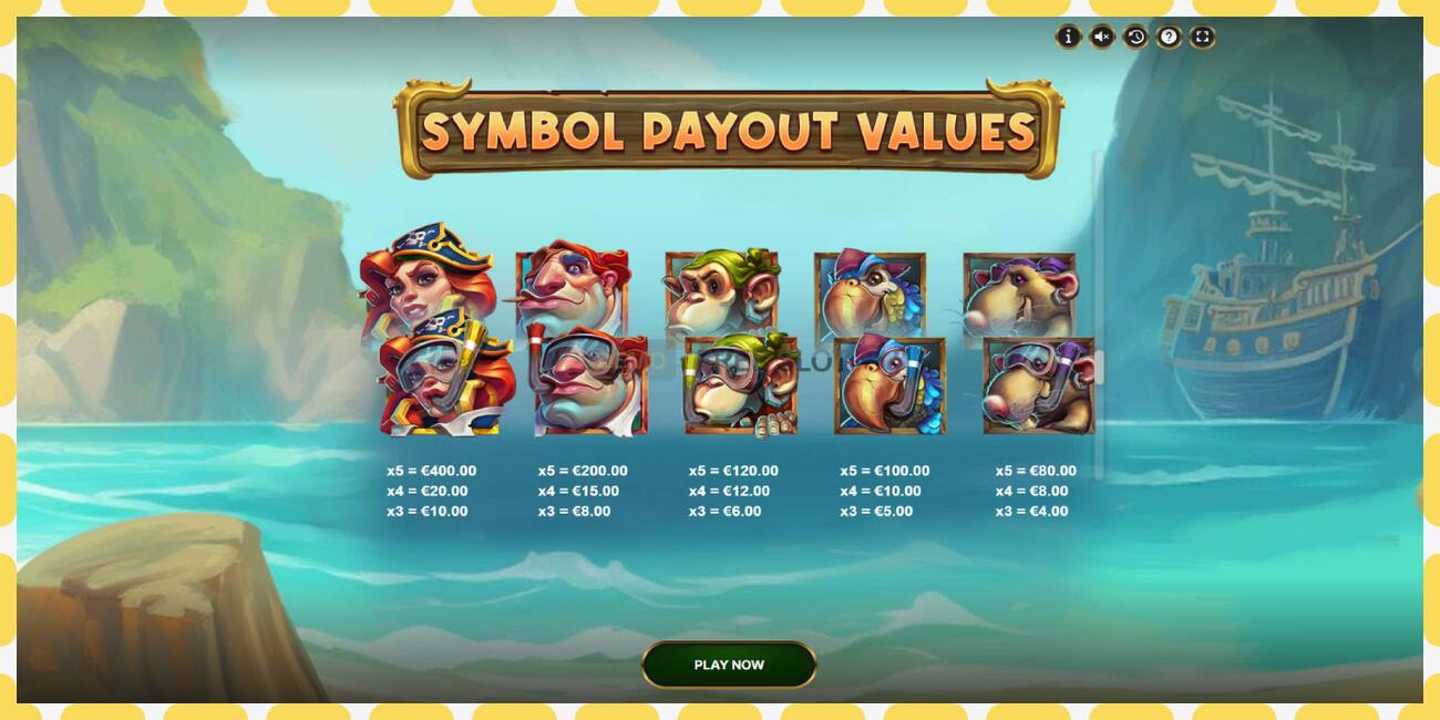 Demo-slot Pirates Party gratis en zonder registratie, afbeelding - 1