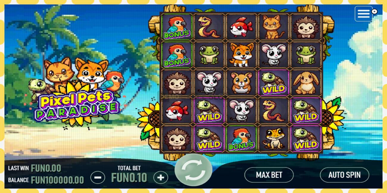 Demo slot Pixel Pets Paradise free and without registration, picture - 1