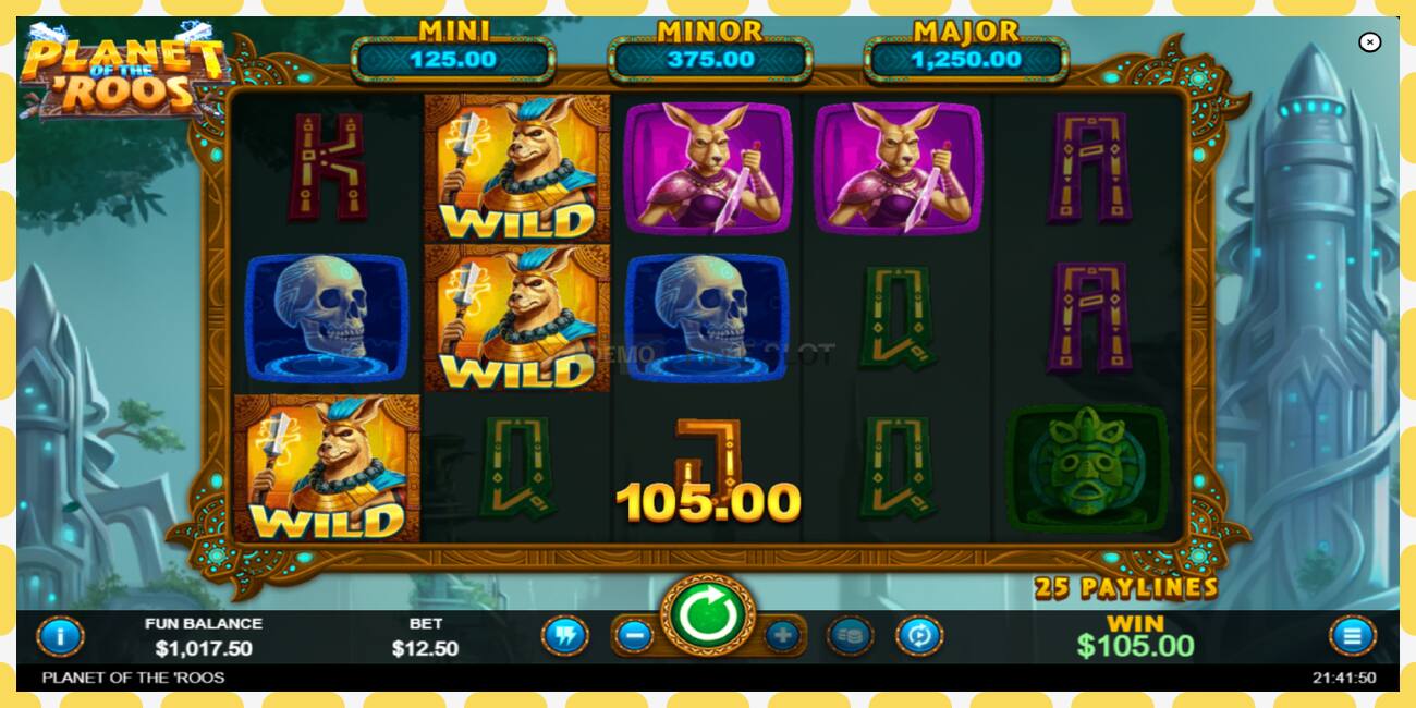 Demo slot Planet of the Roos free and without registration, picture - 1