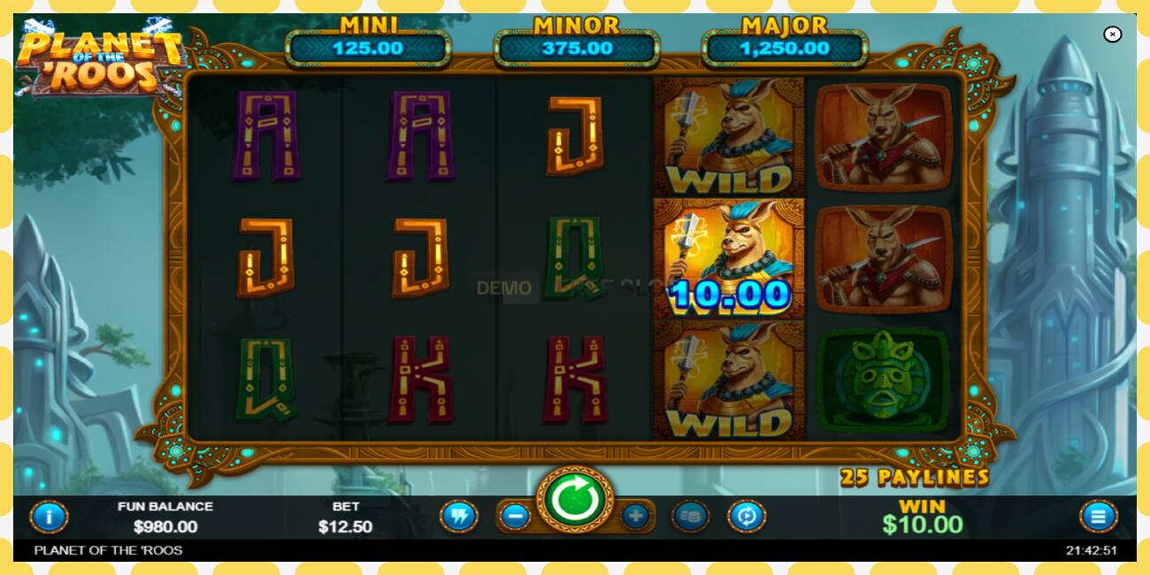 Demo slot Planet of the Roos free and without registration, picture - 1