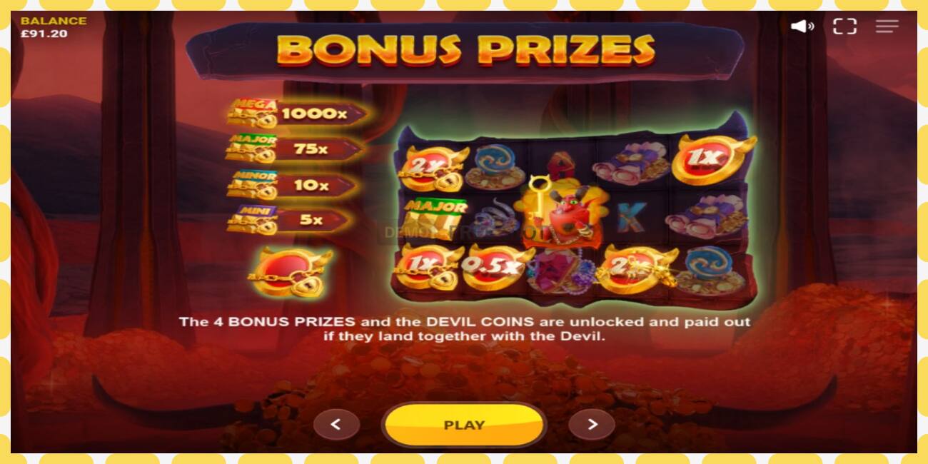 Demo slot Play with the Devil free and without registration, picture - 1