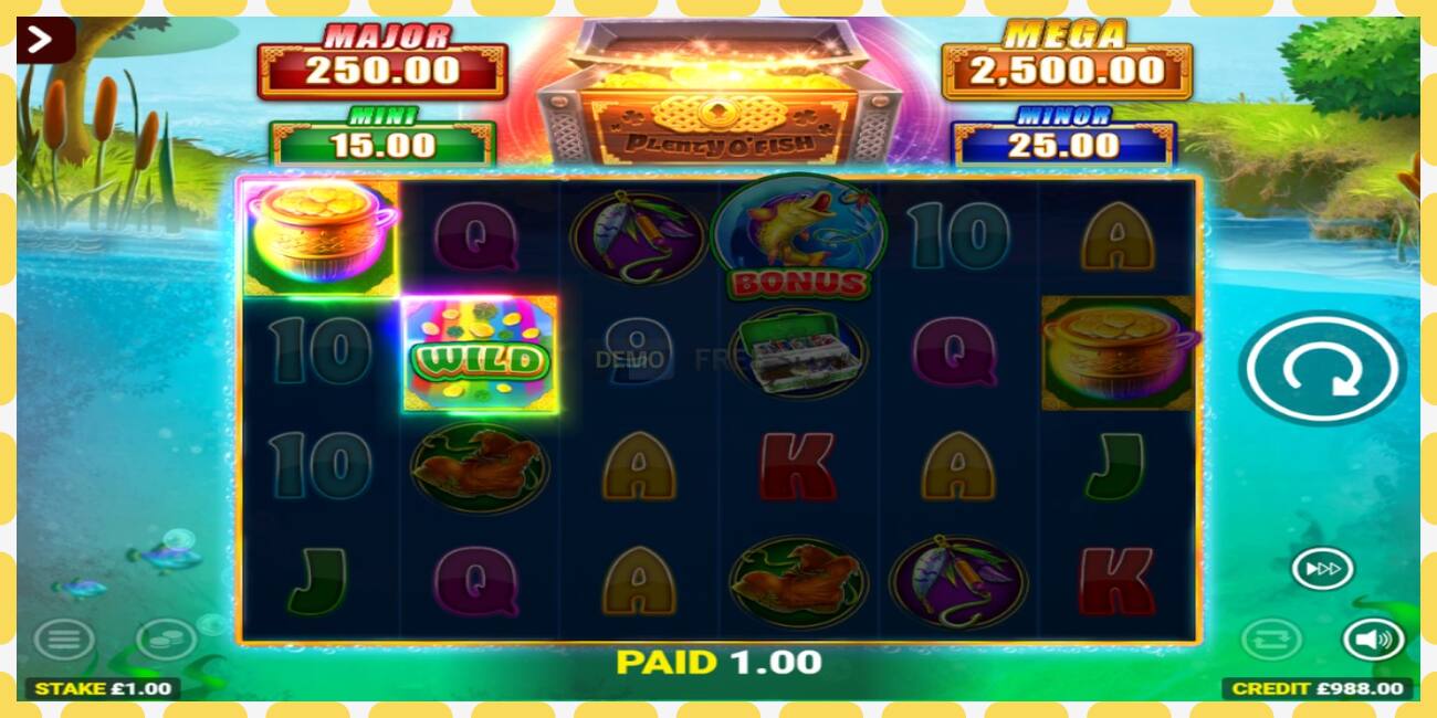 Demo slot Plenty O Fish Jackpot King free and without registration, picture - 1