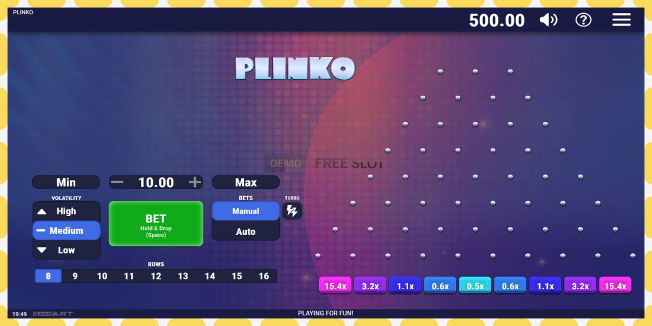 Demo slot Plinko free and without registration, picture - 1