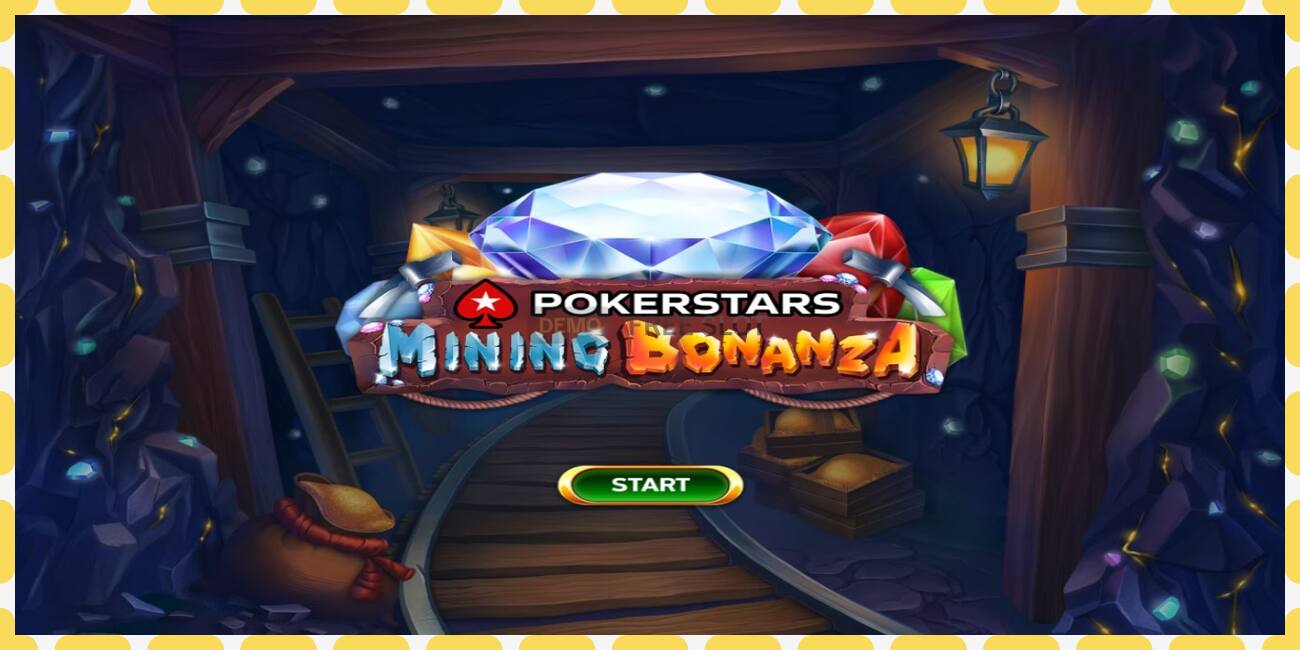 Demo slot Pokerstars Mining Bonanza free and without registration, picture - 1