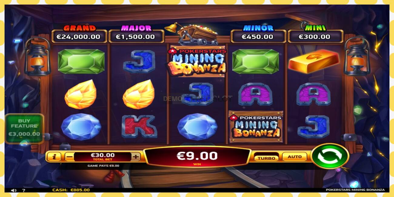 Demo slot Pokerstars Mining Bonanza free and without registration, picture - 1