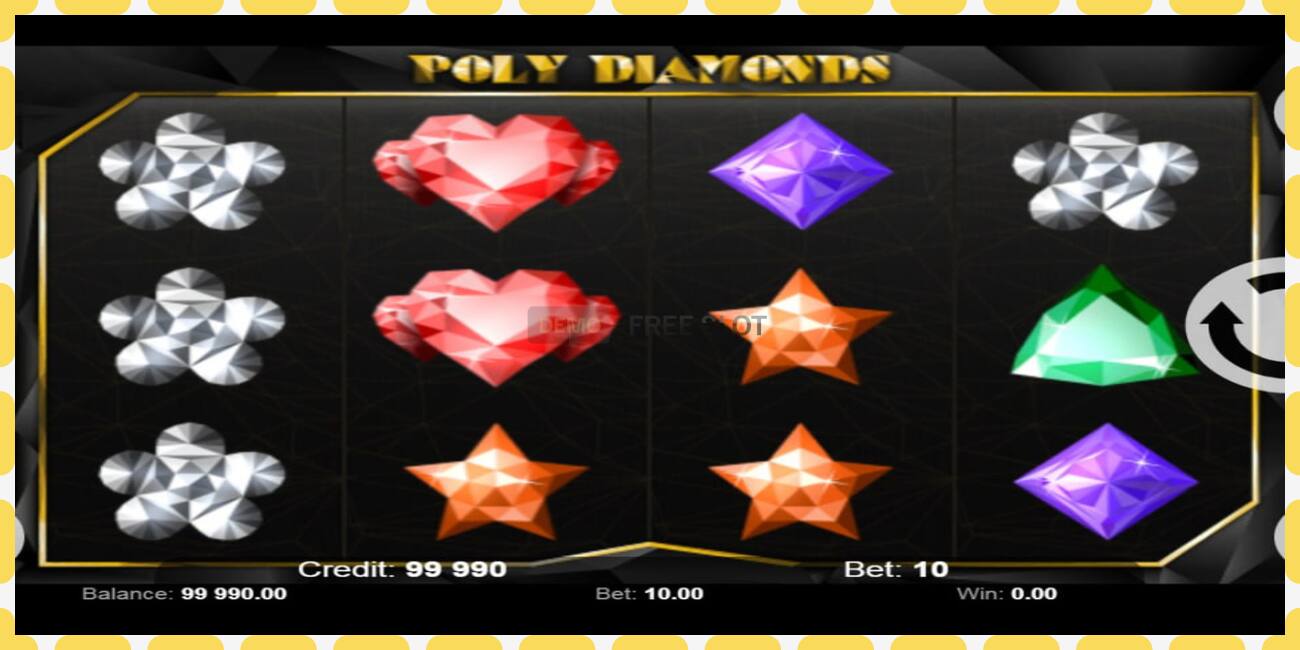 Demo yuvası Poly Diamonds ücretsiz ve kayıt olmadan, resim - 1