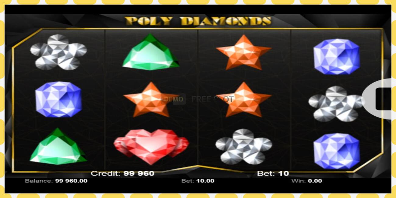 Demo yuvası Poly Diamonds ücretsiz ve kayıt olmadan, resim - 1