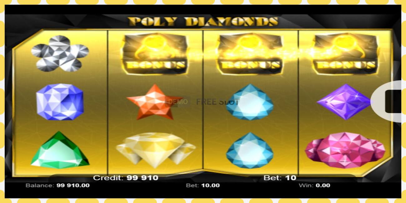 Demo yuvası Poly Diamonds ücretsiz ve kayıt olmadan, resim - 1