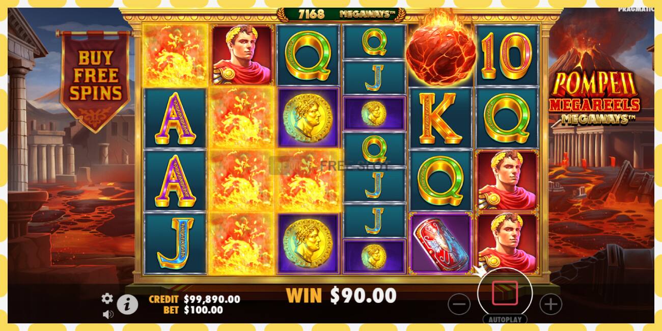 Demo slot Pompeii Megareels Megaways නොමිලේ සහ ලියාපදිංචියකින් තොරව, පින්තූරය - 1