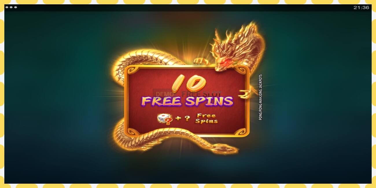 Demo slot Pong Pong Mahjong Jackpots free and without registration, picture - 1