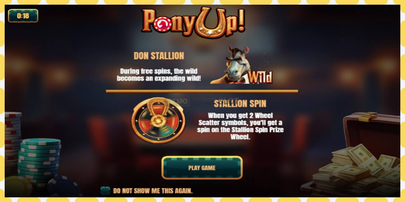 Slot de demonstração Pony Up grátis e sem registro, foto - 1