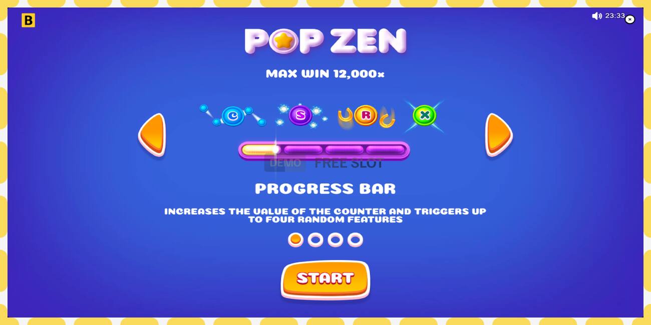 Demo slot Pop Zen gratis och utan registrering, bild - 1