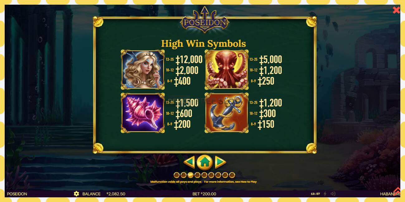 Demo slot Poseidon free and without registration, picture - 1