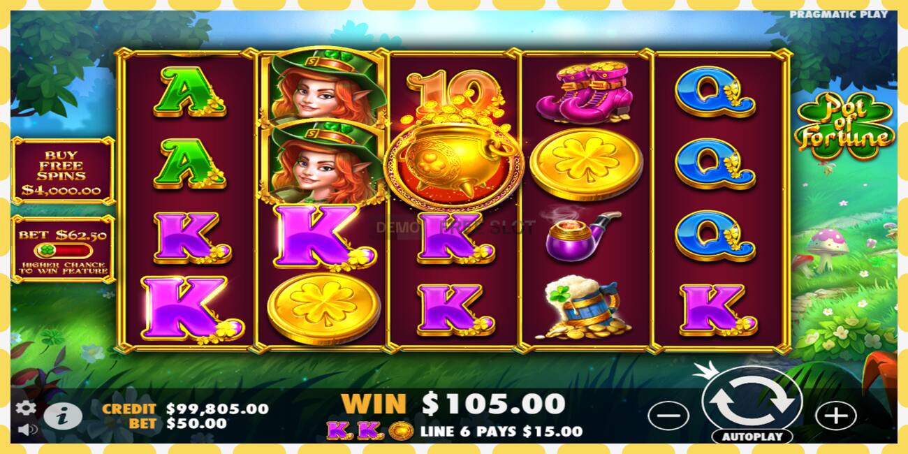 Demo slot Pot of Fortune ingyenes és regisztráció nélkül, kép - 1