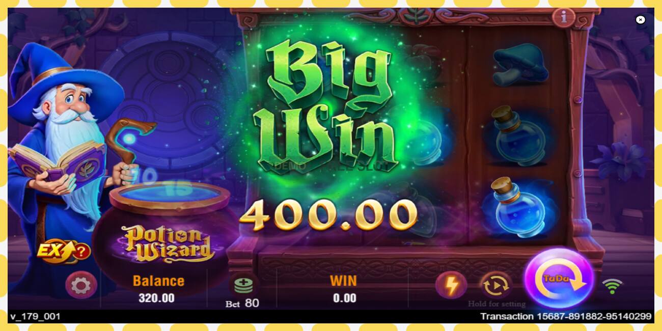 រន្ធដោតសាកល្បង Potion Wizard ឥតគិតថ្លៃនិងដោយគ្មានការចុះឈ្មោះ, រូបភាព - ១