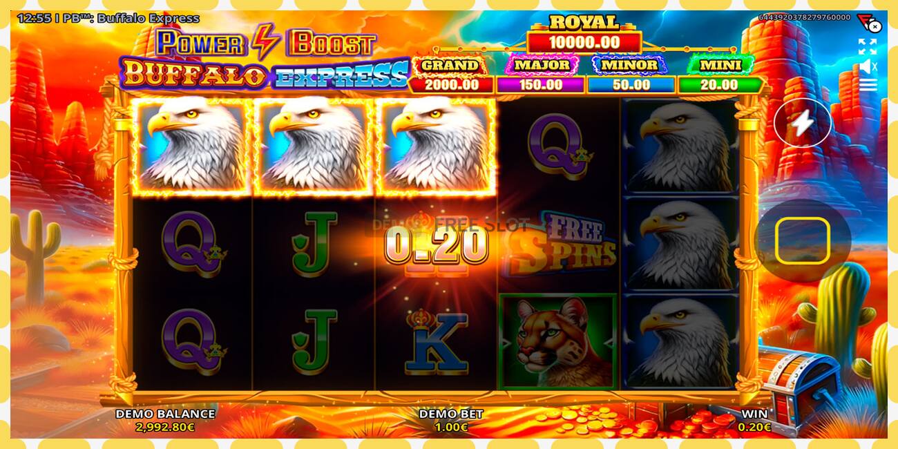 Demo slot Power Boost: Buffalo Express free and without registration, picture - 1