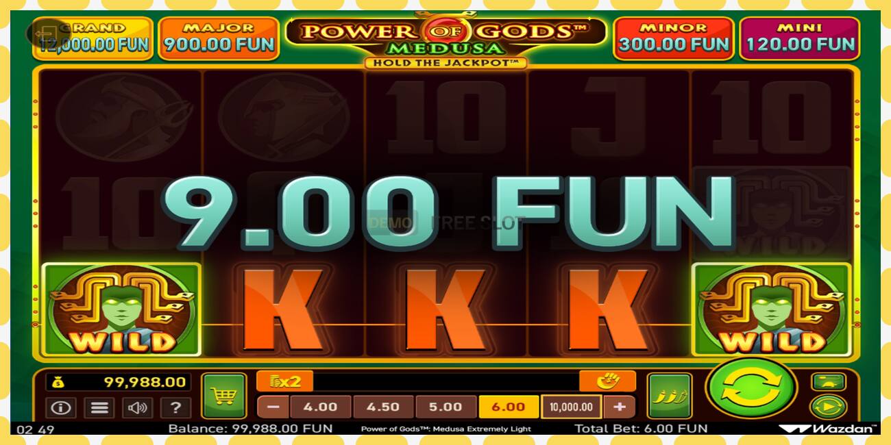 Demo slot Power of Gods: Medusa Extremely Light free and without registration, picture - 1