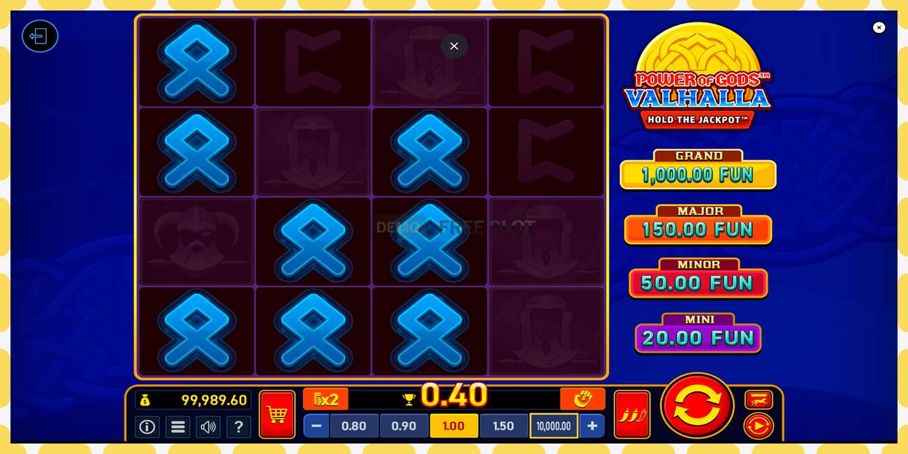 Demo slot Power of Gods Valhalla Extremely Light free and without registration, picture - 1