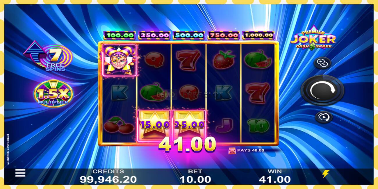 Demo slot Premier Joker Cash Spree free and without registration, picture - 1