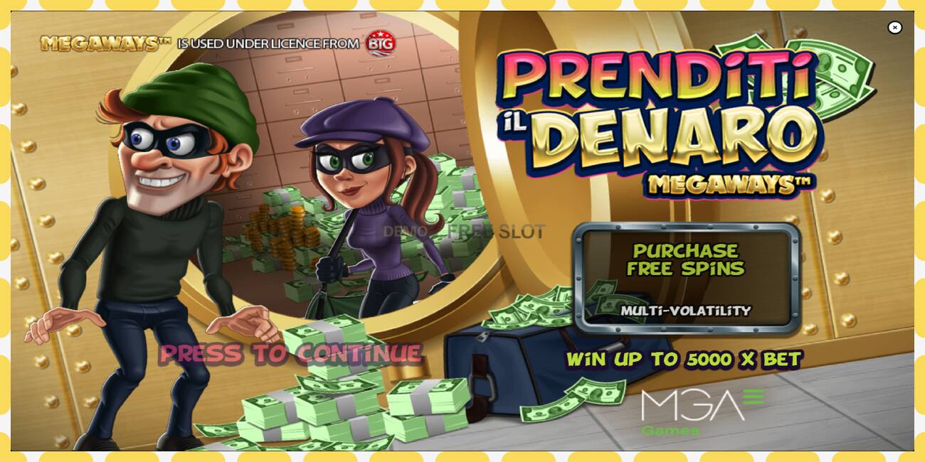 Demo slot Prenditi il Denaro Megaways free and without registration, picture - 1