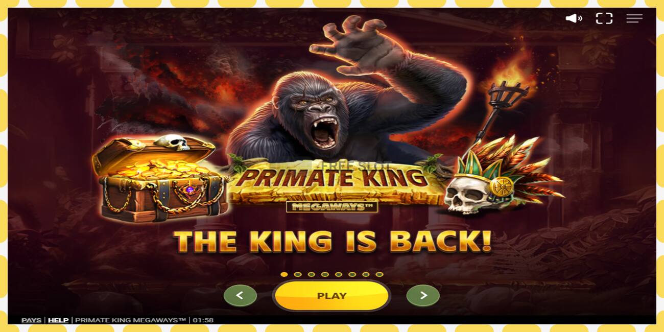 Demo slot Primate King Megaways free and without registration, picture - 1