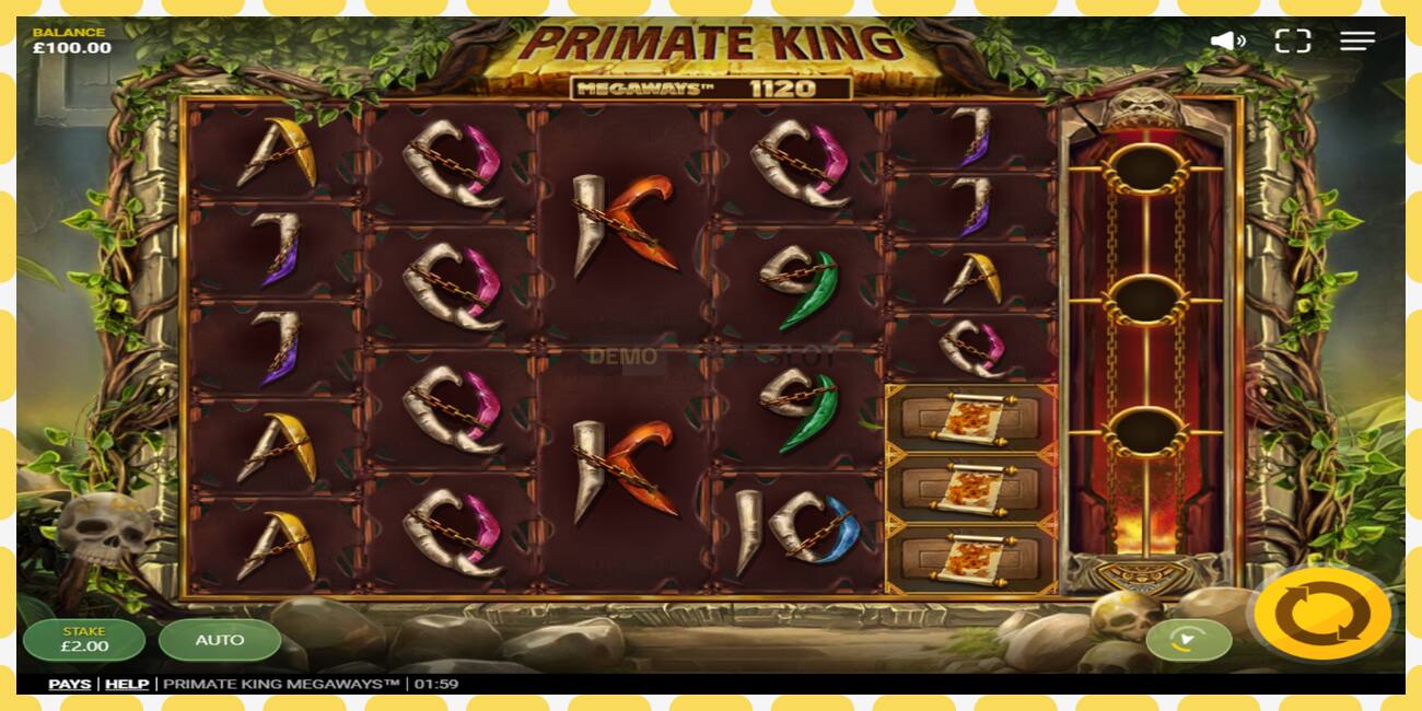 Demo slot Primate King Megaways free and without registration, picture - 1