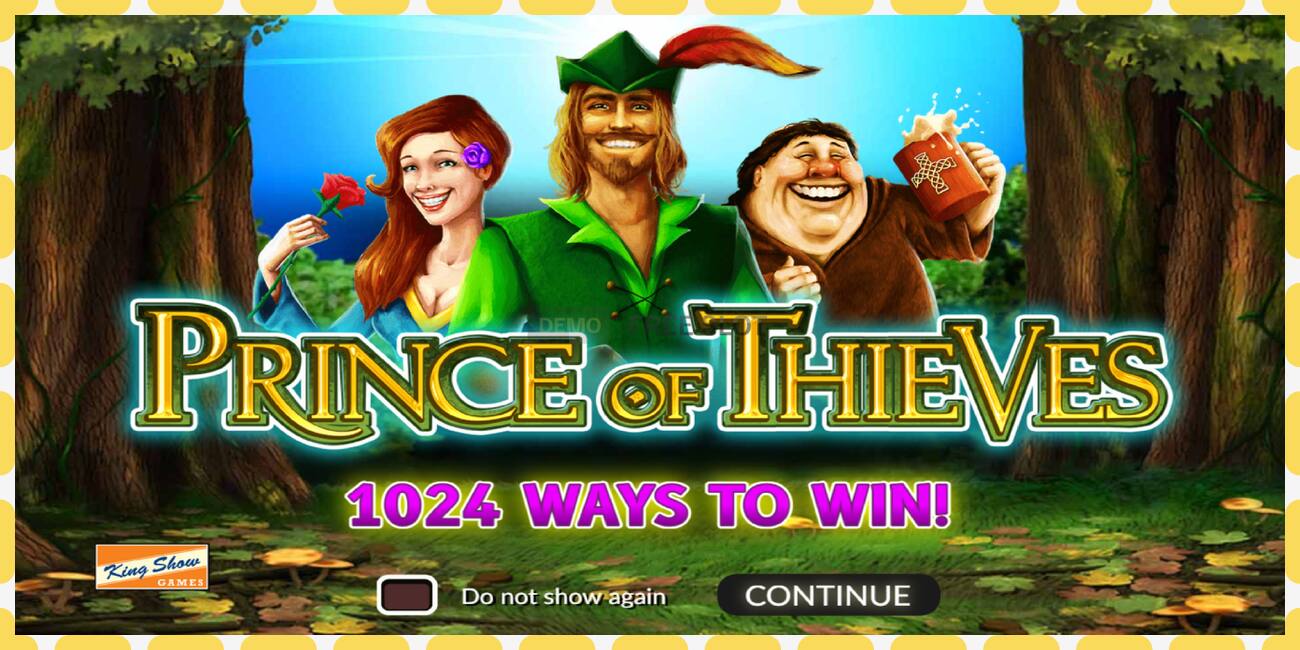 Demo slot Prince of Thieves free and without registration, picture - 1