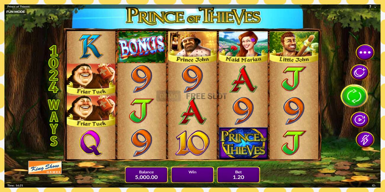 Demo slot Prince of Thieves free and without registration, picture - 1